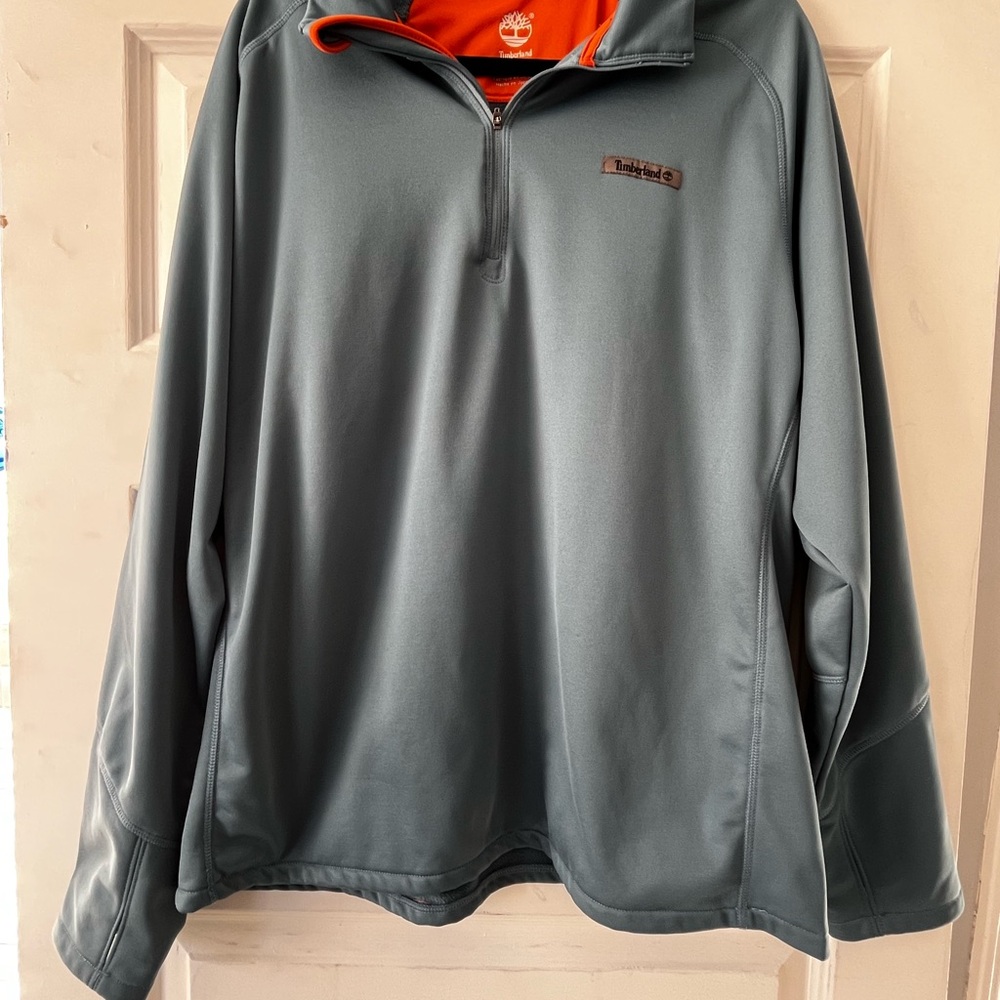 Timberland 1/4 Zip Pullover Men’s XL Long Sleeve Blue